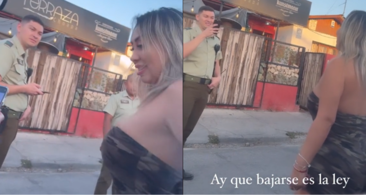 Carabineros y video a Naya Fácil