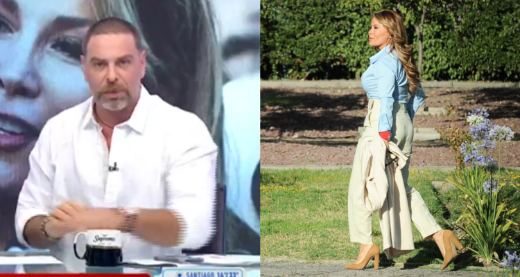 José Antonio Neme (izquierda) y Cathy Barriga ingresando al tribunal (derecha)