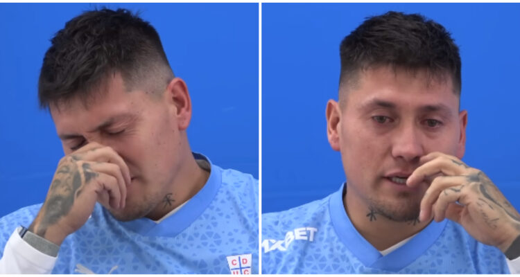 Nicolás Castillo llanto hinchas UC