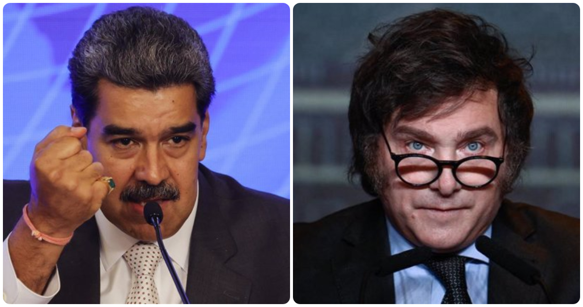 Nicolás Maduro y Javier Milei