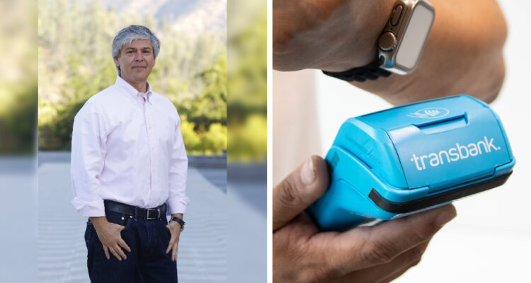 Izquierda: nuevo ceo interino transbank, Vicente Tredinick