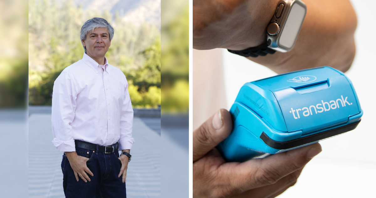 Izquierda: nuevo ceo interino transbank, Vicente Tredinick