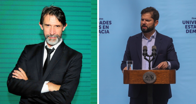 Francisco Pancho Melo (izquierda) y Gabriel Boric (derecha) en referencia a críticas por cultura en Chile
