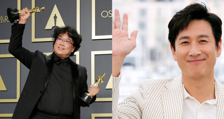 Bong Joon-Ho (Izquierda), director de Parasite y Lee Sun-Kyun (derecha) actor de la película muerto