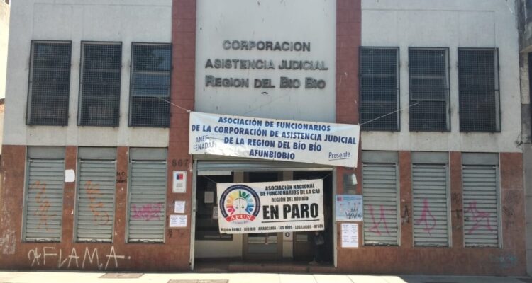 Paro de corporación asistencial judicial del Bío Bío
