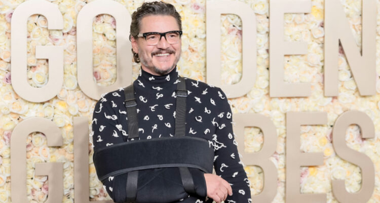Pedro Pascal explicó por qué usó cabestrillo en los Globos de Oro: “Me sacaron la cresta”