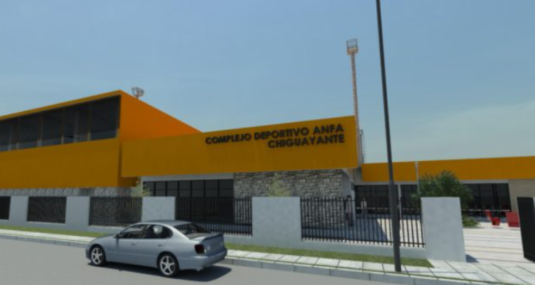 Maqueta virtual del proyecto ANFA en Chiguayante