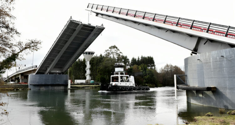 MOP confirma finalización de la reparación definitiva del puente Cau Cau en Valdivia