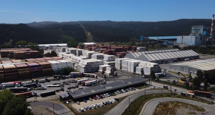 Imagen aérea de Puerto Coronel