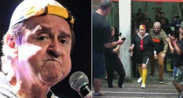 Carlos Villagrán interpretando a Quico