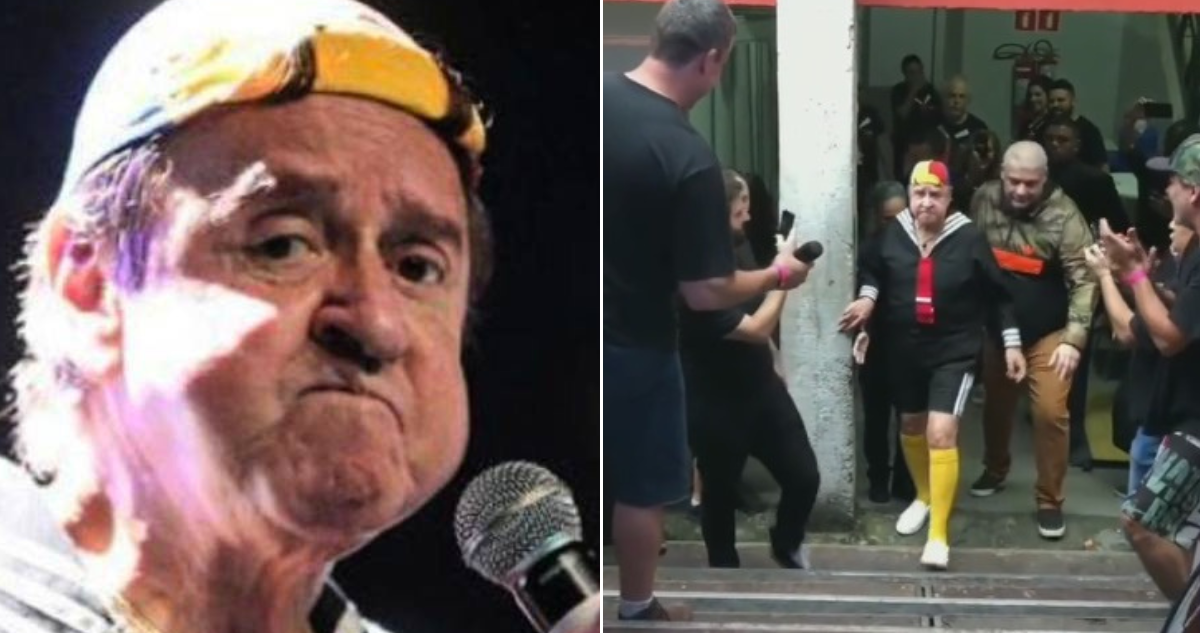Carlos Villagrán interpretando a Quico