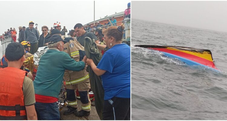 Rescatan a pescadores de Puerto Saavedra