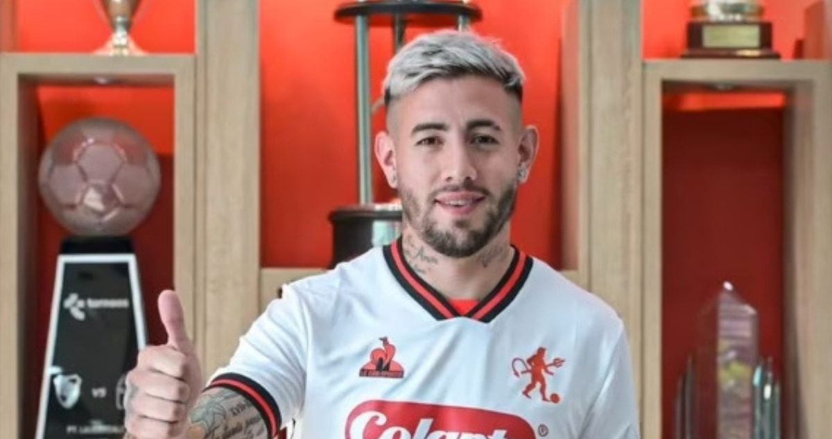 Rodrigo Holgado y su dardo para la U tras ser oficializado en América de Cali.
