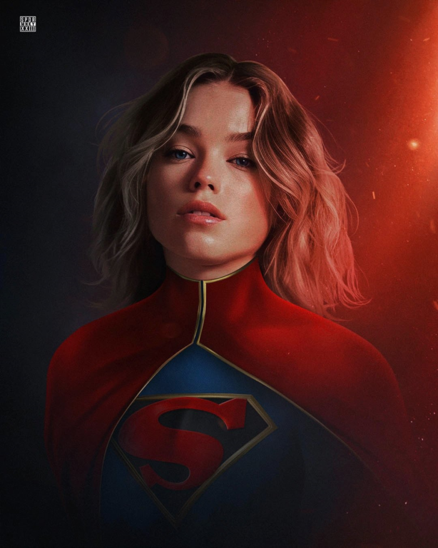 Milly Alcock como Supergirl, según Spdrmnkyxxiii.
