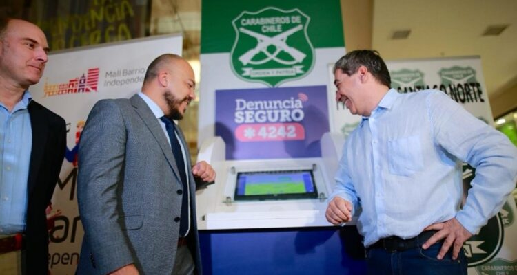 Instalan tótem para realizar denuncias en mall de Independencia y fortalecer percepción de seguridad