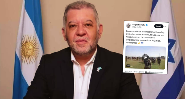 Vicepresidente de ONG judía-argentina desata polémica al decir que “no hay civiles inocentes en Gaza”