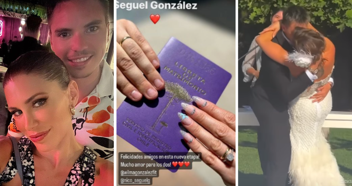 Así fue el matrimonio de Wilma González y Nicolás Seguel: la pareja se casó tras 5 años de noviazgo