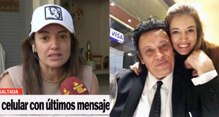Yamila Reyna (izquierda) y junto a su padre (derecha)