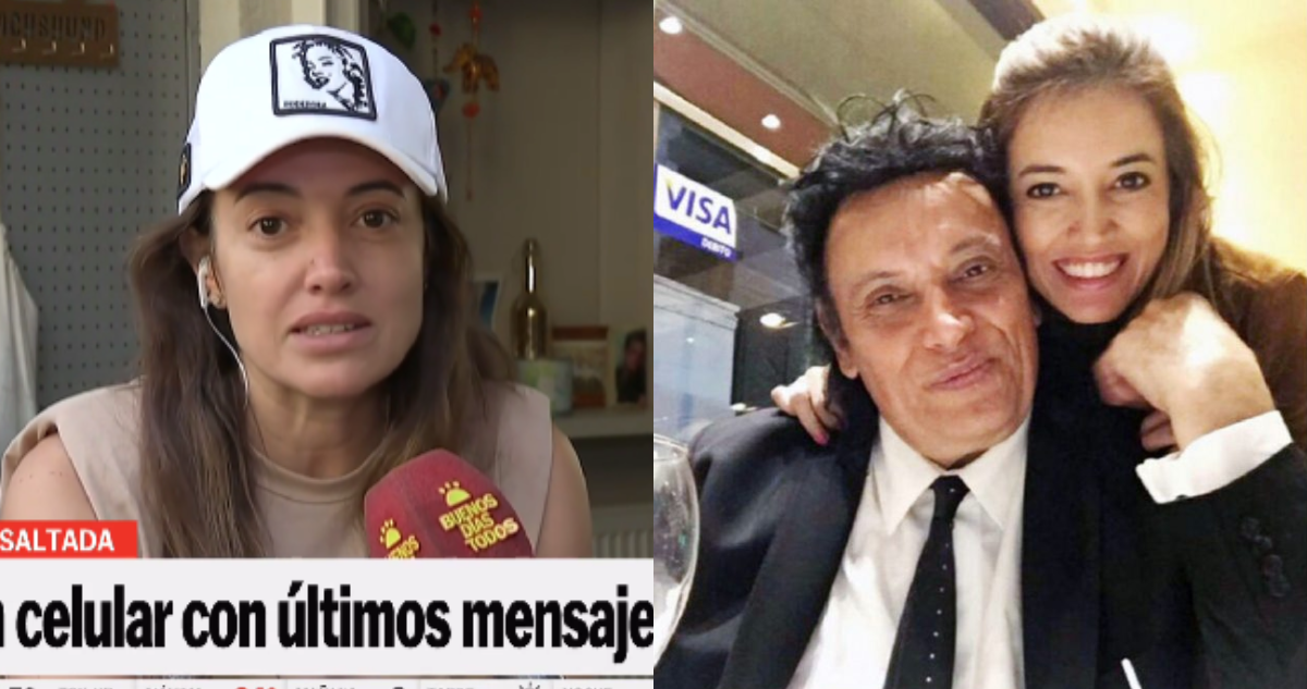 Yamila Reyna (izquierda) y junto a su padre (derecha)