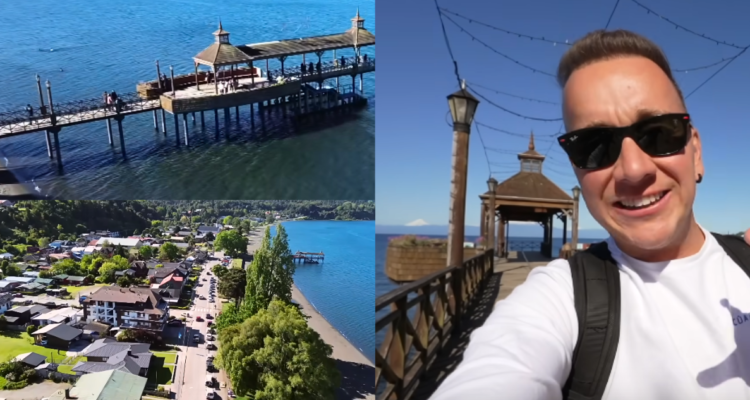 Youtuber venezolano conoce sur de Chile y queda maravillado con Frutillar: “La Suiza de Latinoamérica”