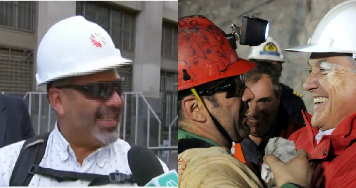 Mario Sepúlveda y compañeros de Los 33 en funeral de Piñera