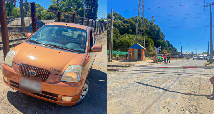 Robo de auto desata persecución policial y enfrentamiento a disparos en Concepción: hay 3 detenidos