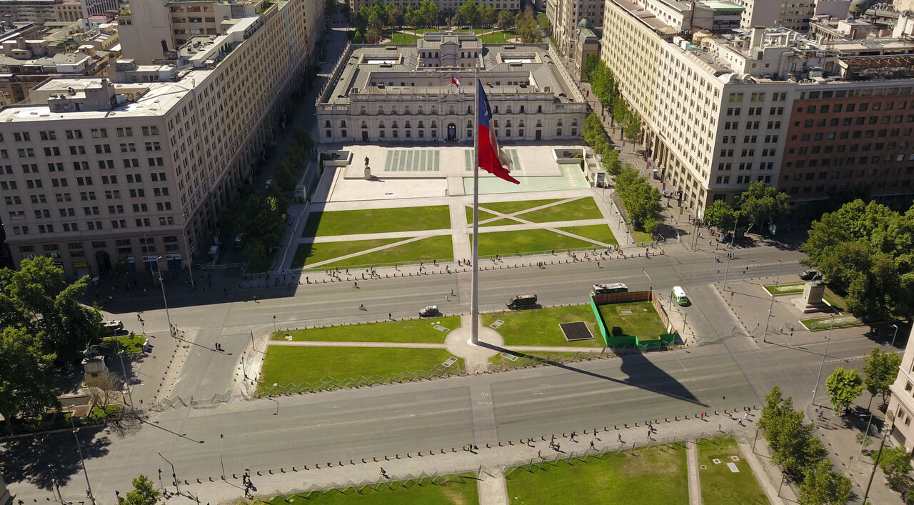 Vista aérea de La Moneda