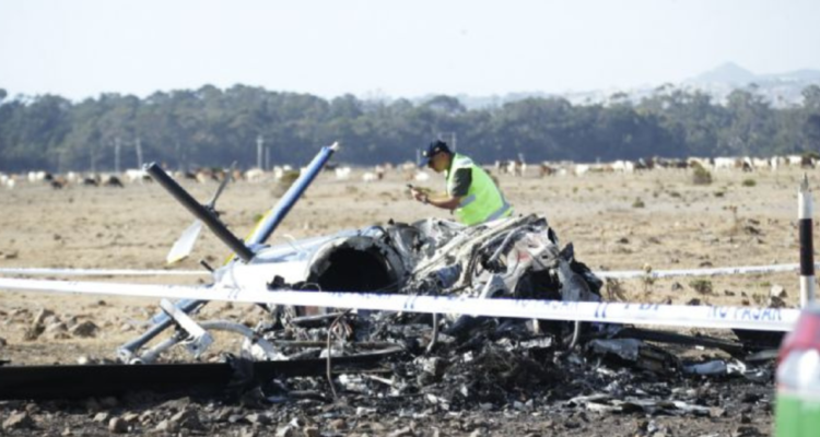 accidente helicóptero PDI