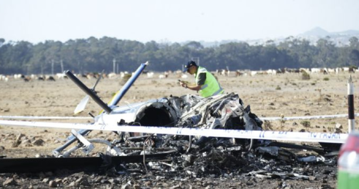 accidente helicóptero PDI