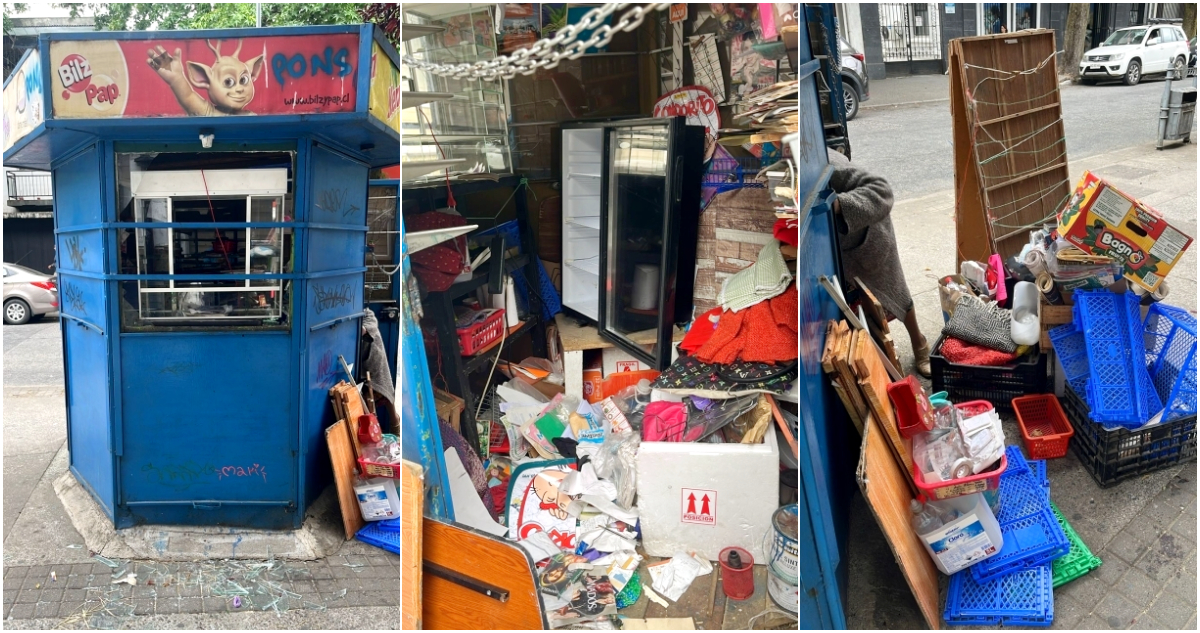 Adulta mayor clama por ayuda: delincuentes desvalijaron y vandalizaron su kiosco en Concepción