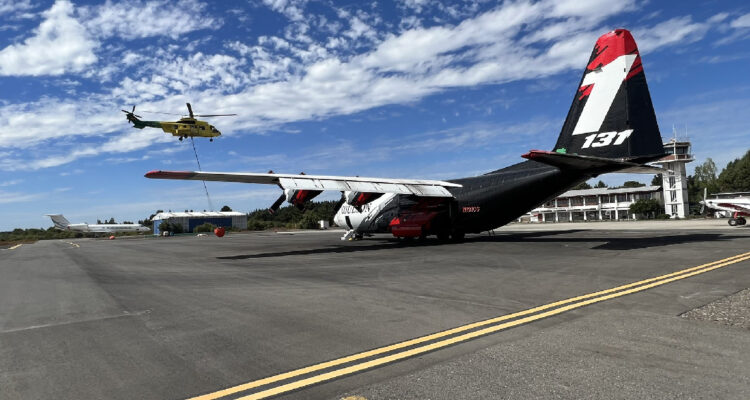 Fotografía del Hércules C-130,