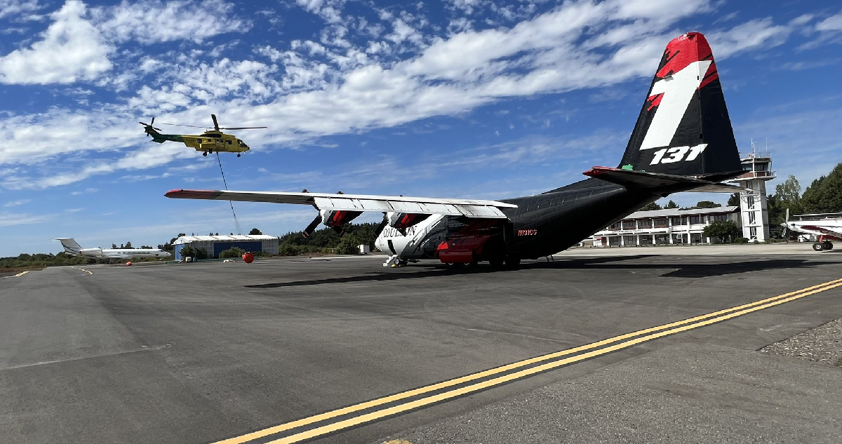 Fotografía del Hércules C-130,
