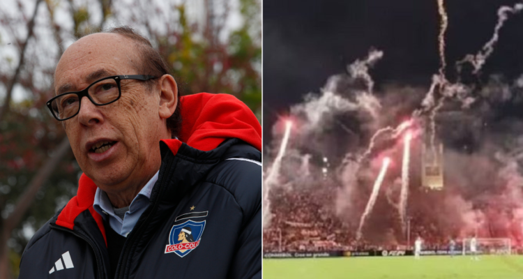 El presidente de Blanco y Negro, Alfredo Stöhwing, arremetió contra los hinchas que encendieron bengalas en el duelo ante Godoy Cruz en Mendoza.