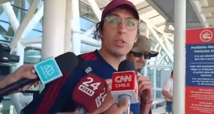 Daniel Andrade llega a Santiago a cumplir arresto domiciliario: “Espero que la verdad nos haga libres”