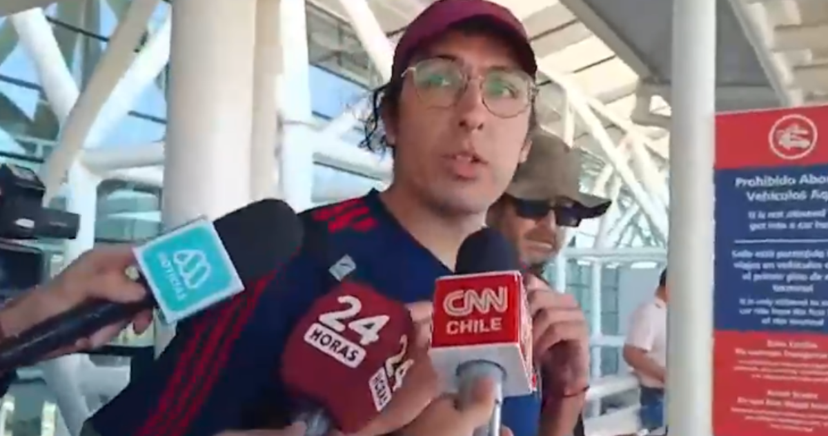 Daniel Andrade llega a Santiago a cumplir arresto domiciliario: “Espero que la verdad nos haga libres”