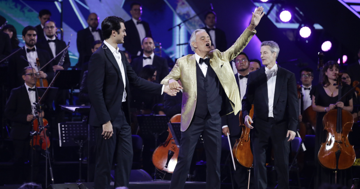 Andrea Bocelli en el Festival de Viña del Mar