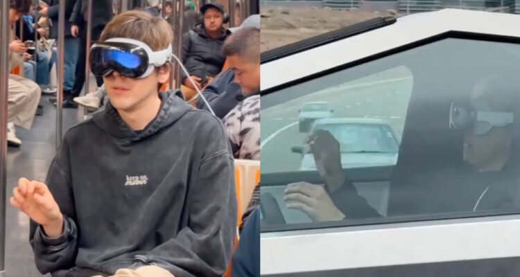 Alertan por irresponsable uso de los Apple Vision Pro: usuarios conducen con los lentes puestos
