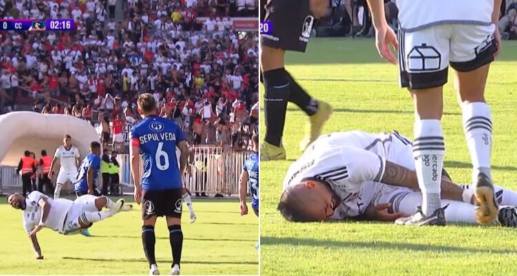 Arturo Vidal y el patadón que recibió de Cris Martínez por la Supercopa