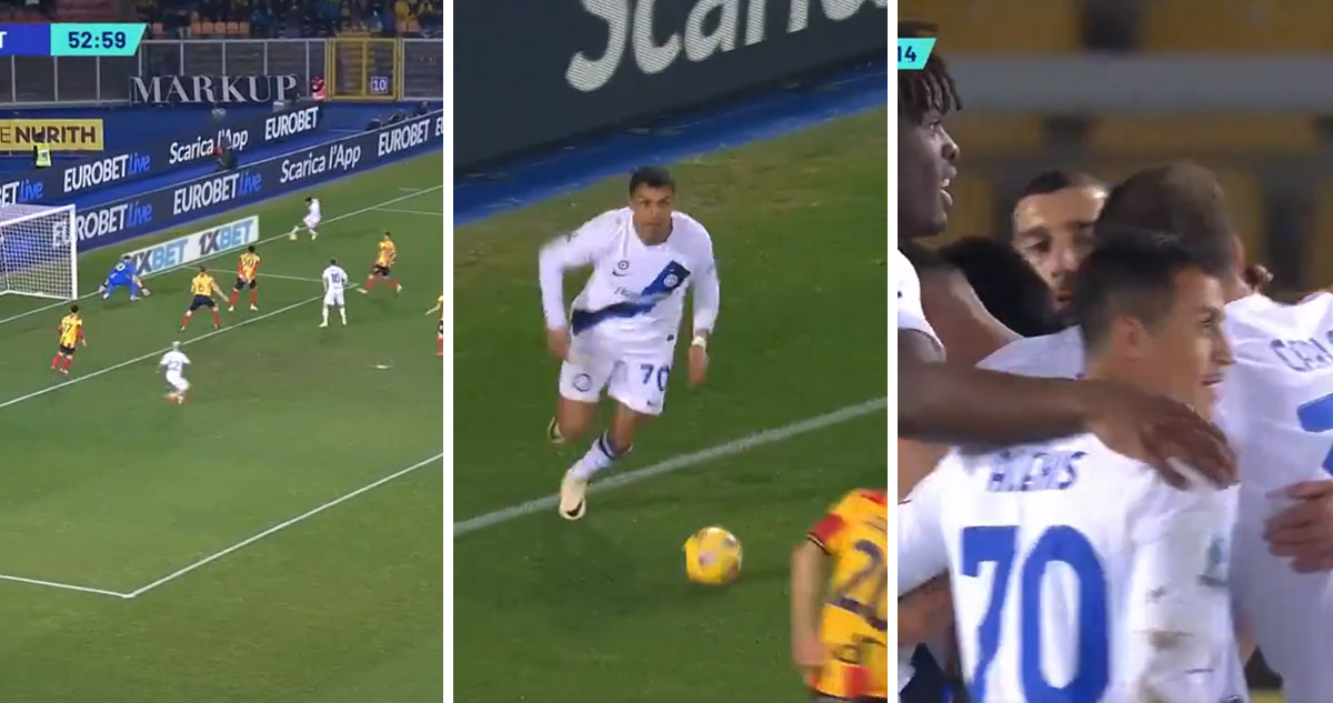 Alexis Sánchez regaló asistencia en triunfo del Inter sobre Lecce.