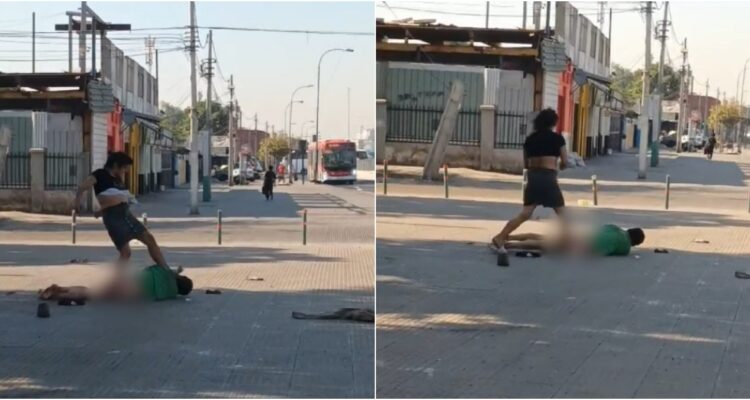 Detienen a mujer por brutal ataque con tijera en Estación Central: víctima está grave