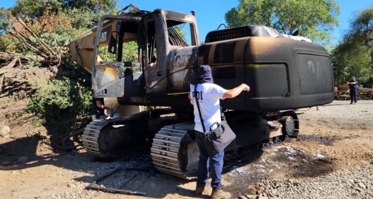 Atentado a empresa de áridos en Lautaro