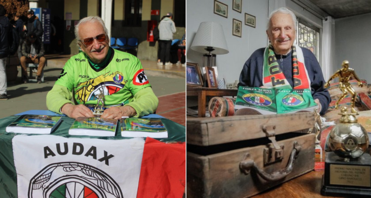 Audax Italiano despide a su hincha más longevo, Gino Barducci Amor.