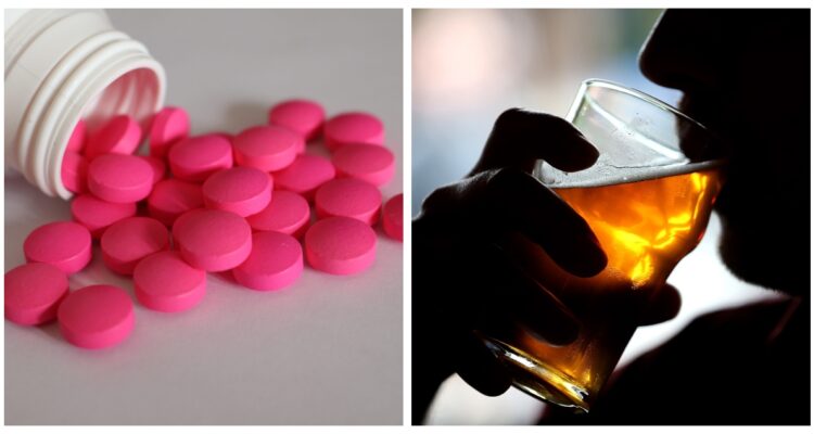 Científicos alertan sobre los riesgos de mezclar alcohol con analgésicos y antiinflamatorios como lo son el ibuprofeno o el paracetamol.