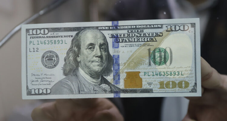 billete de 100 dólares