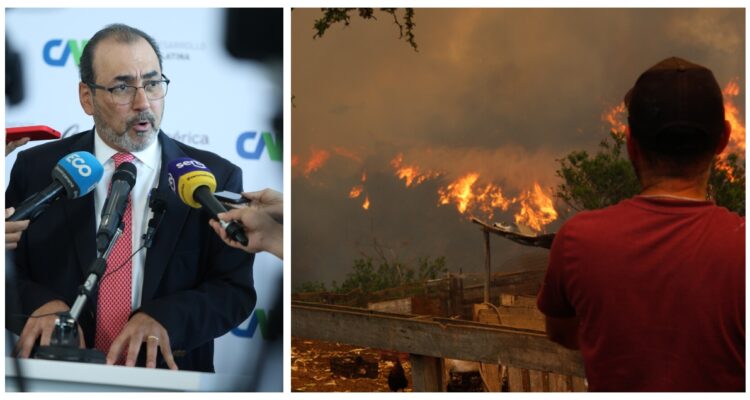 El Banco del Desarrollo de América Latina y El Caribe (CAF) donó US$250 millones a Chile en apoyo por los incendios forestales.