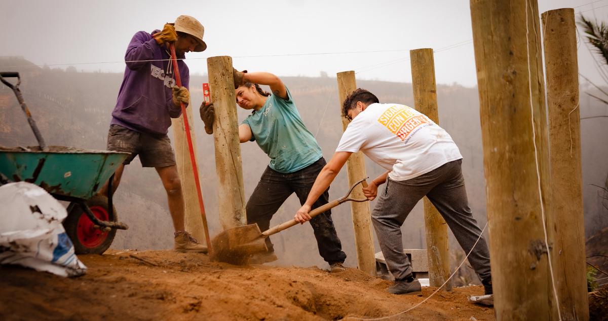 Campamentos en reconstrucción