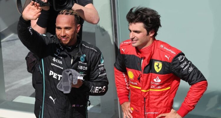 Lewis Hamilton y Carlos Sainz