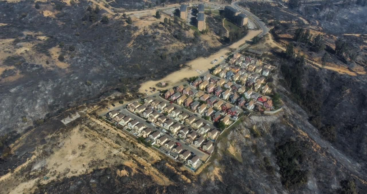 No fue un milagro: la iniciativa que salvó a 70 casas del fuego en Quilpué