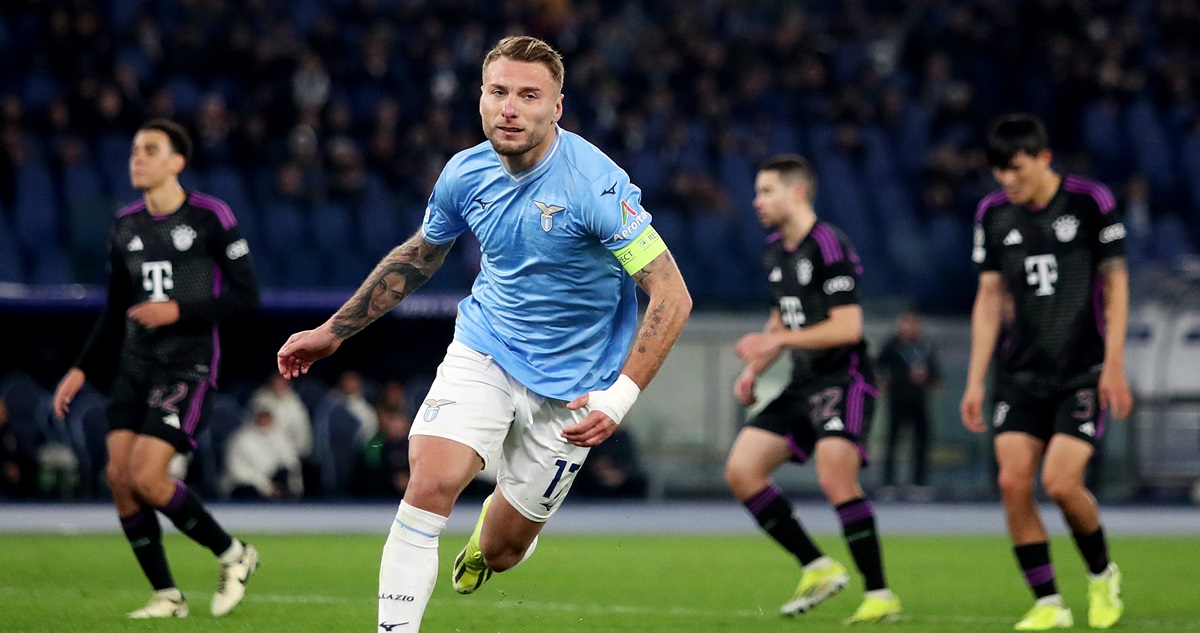 Lazio golpeó primero al Bayern Múnich en la Champions League.