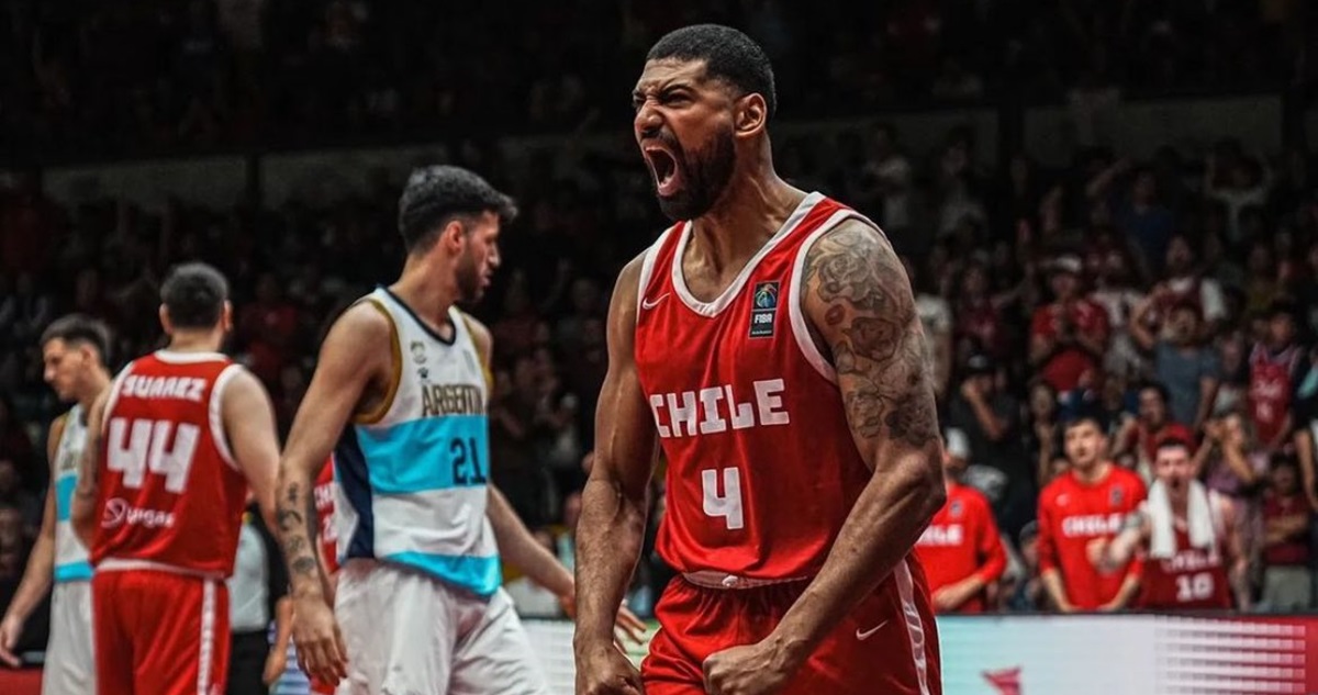 Chile logró histórico triunfo ante Argentina en en baloncesto.